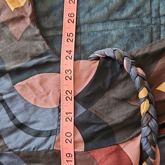 VICI Collection Retro Mod Geometric Mini Dress, L | MCM, Flowy, Festival, Boho - Picture 9 of 11